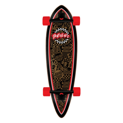 Круїзер дека Santa Cruz Banner Check Route Pintail Cruzer 9,20in x 33in