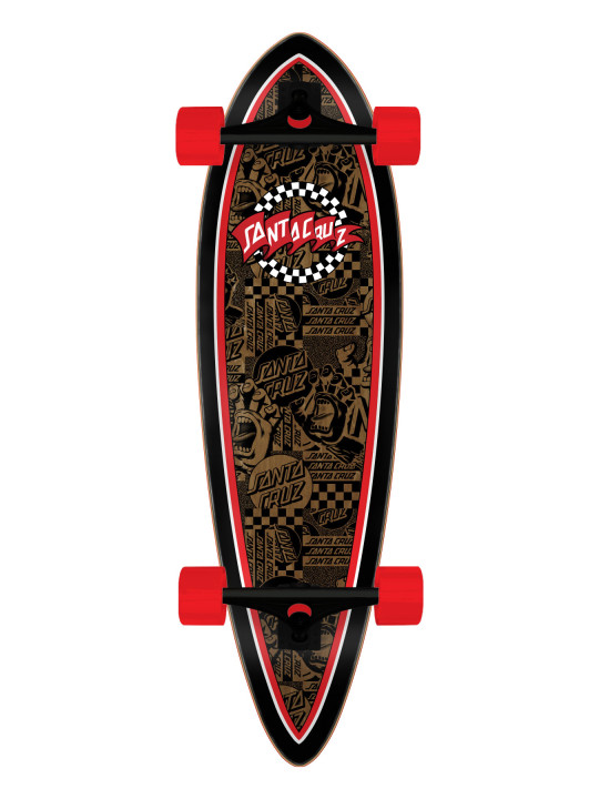 Круїзер дека Santa Cruz Banner Check Route Pintail Cruzer 9,20in x 33in
