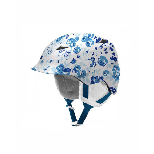 Шолом Bern Camino Junior Satin White Floral w/ White Liner