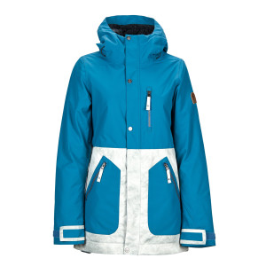 Nikita SYCAMORE JACKET TEAL/ TEXTURED GREY