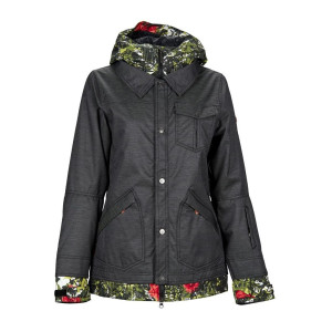 Nikita CYPRESS STRETCH JACKET BLACK/ CAMO POP