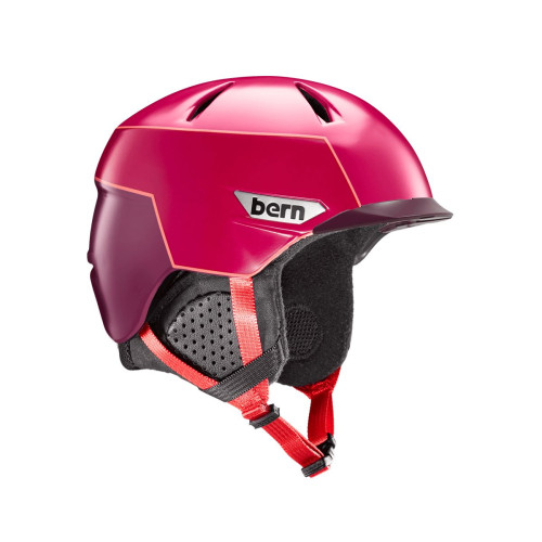 Шолом Bern Weston Peak Unisex  Satin Cranberry / Pink / Black Liner