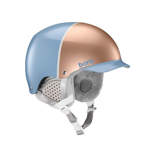 Шолом Bern Muse Satin Ice Blue / Rose Gold Hatstyle / Grey Liner