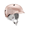 Шолом Bern Lenox Satin Rose Gold Snowflake w/ Grey Liner
