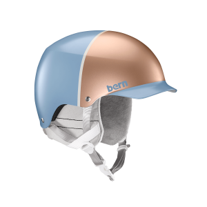 Шолом Bern Muse Satin Ice Blue/Rose Gold Hatstyle w/ Crankfi
